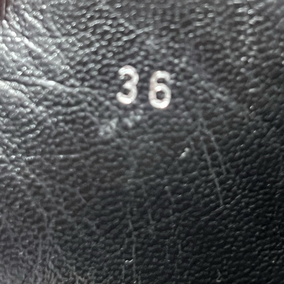 Sonia Rykiel Brown and Black Striped Heeled Boots. - Picture 12 of 15